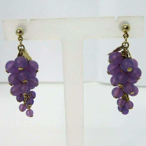 Vintage Pierced Earrings Lot of 3 Pairs Wire Posts Mid Century Modern Mixed - Picture 8 of 10